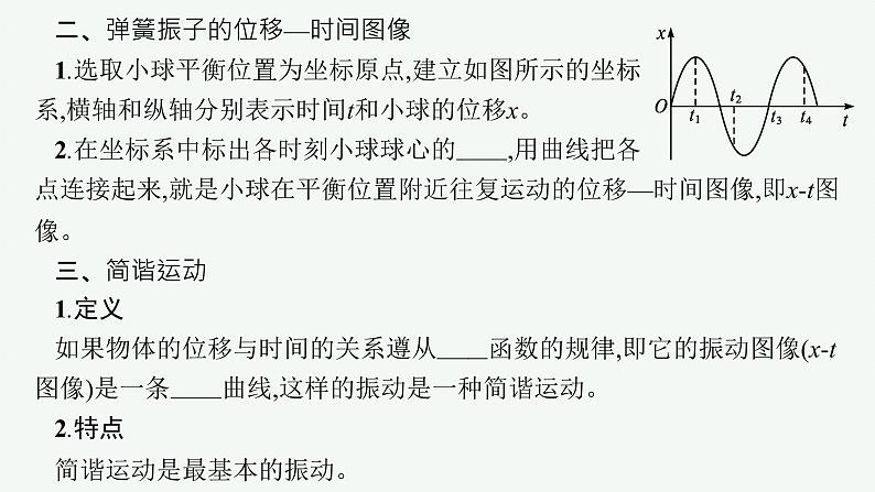 人教版高中物理选择性必修第一册2.1.简谐运动课件07