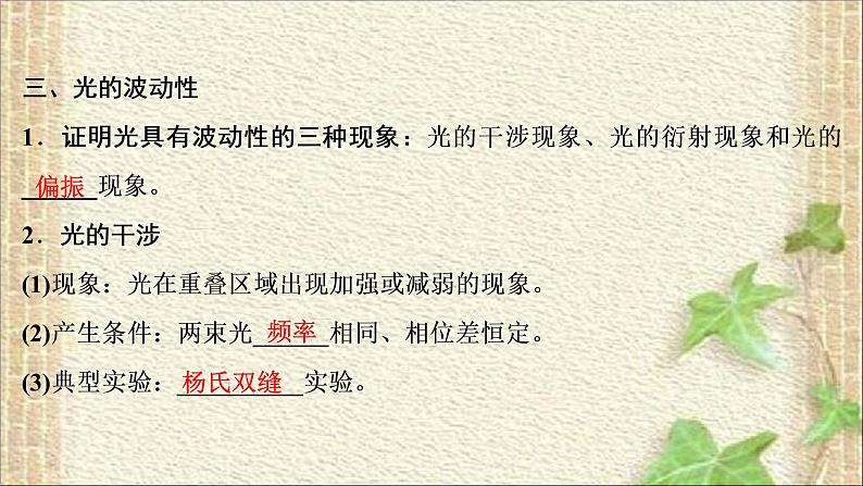 2022-2023年高考物理一轮复习 机械振动和机械波　光学 (2)课件第7页