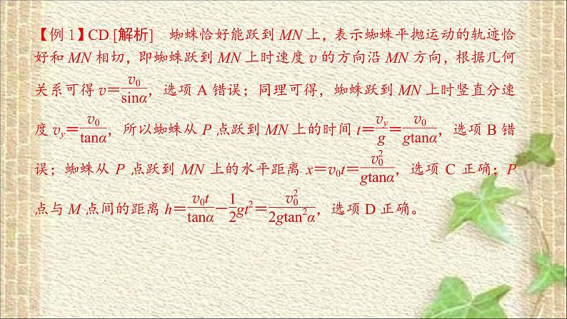 2022-2023年高考物理一轮复习 平抛运动与圆周运动课件第6页