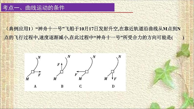 2022-2023年高考物理一轮复习 曲线运动课件第8页