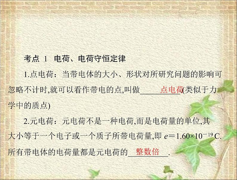 2022-2023年高考物理一轮复习 库仑定律电场强度课件课件第2页