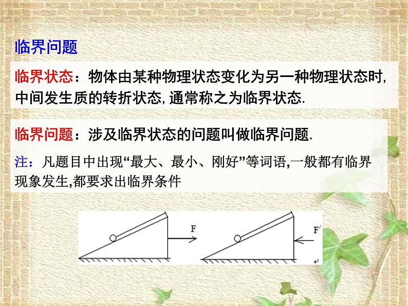 2022-2023年高考物理一轮复习 牛顿第二定律图像 极值课件03