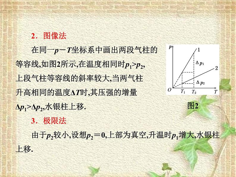 2022-2023年高考物理一轮复习 由温度变化引起的液柱移动问题分析课件第6页