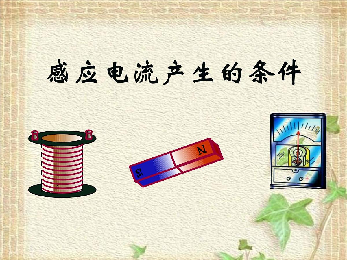 2022-2023年高考物理一轮复习 探究感应电流的产生条件课件第2页