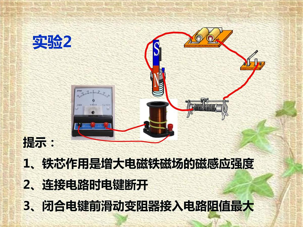 2022-2023年高考物理一轮复习 探究感应电流的产生条件课件第5页