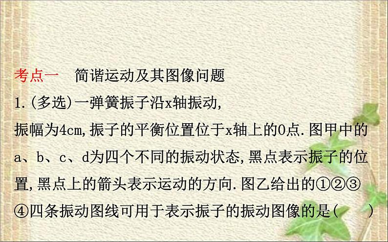 2022-2023年高考物理一轮复习 振动与波课件第2页