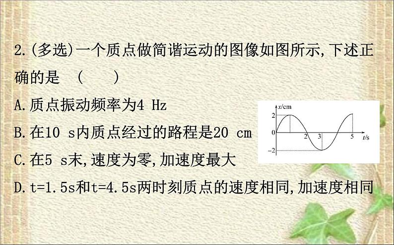 2022-2023年高考物理一轮复习 振动与波课件第6页