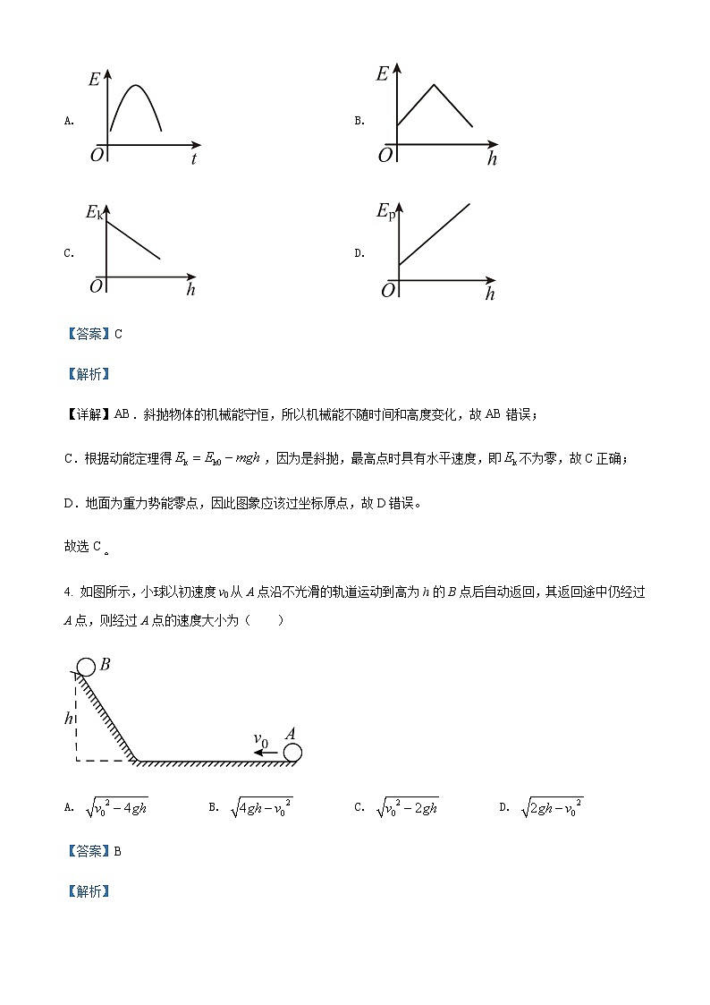 2021-2022年山西省太原市第五中学一（下）5月阶段性检测物理试题含解析03