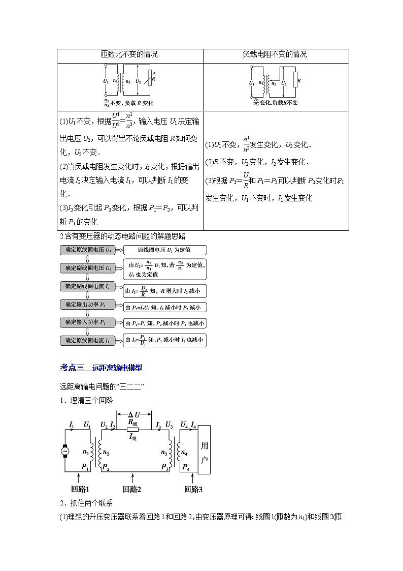 【备战2023高考】物理总复习——12.2《理想变压器和远距离输电》讲义（解析版）（全国通用）第3页