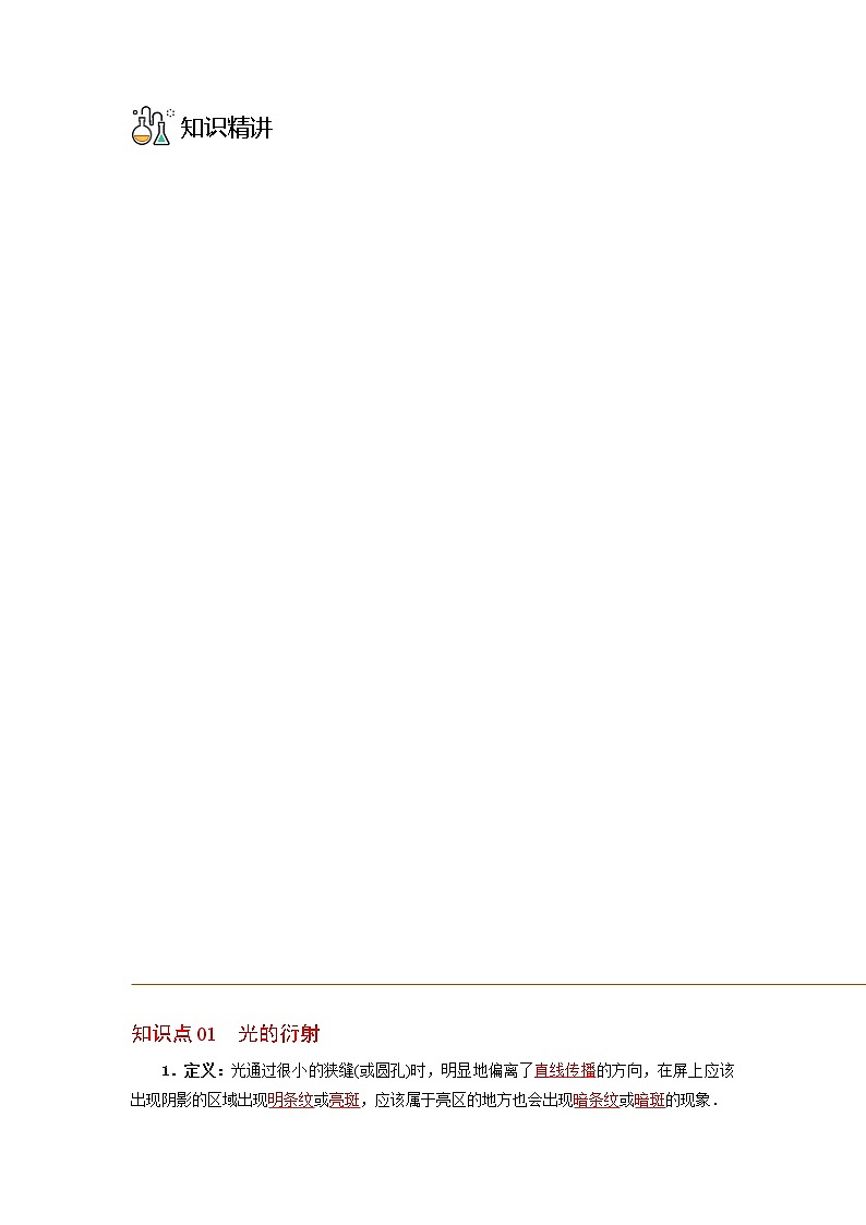 第05讲 光的衍射-【帮课堂】2022-2023学年高二物理同步精品讲义（人教2019选择性必修一）03