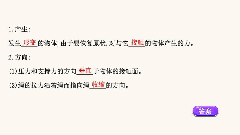 鲁科版高中物理必修第一册第3章相互作用2.1弹力课件07