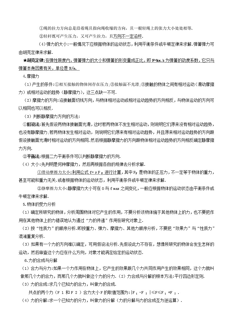 高考物理必背知识点总结第3页