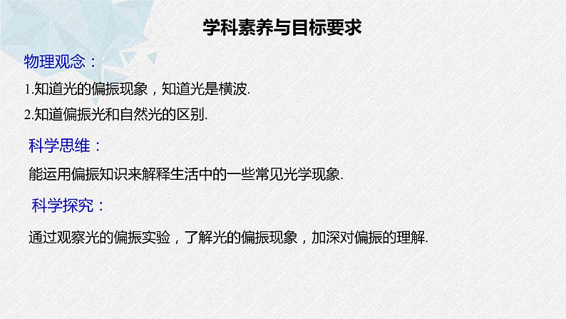 人教版选修必修一4.6 《光的偏振》课件----2021-2022学年上学期高二第2页