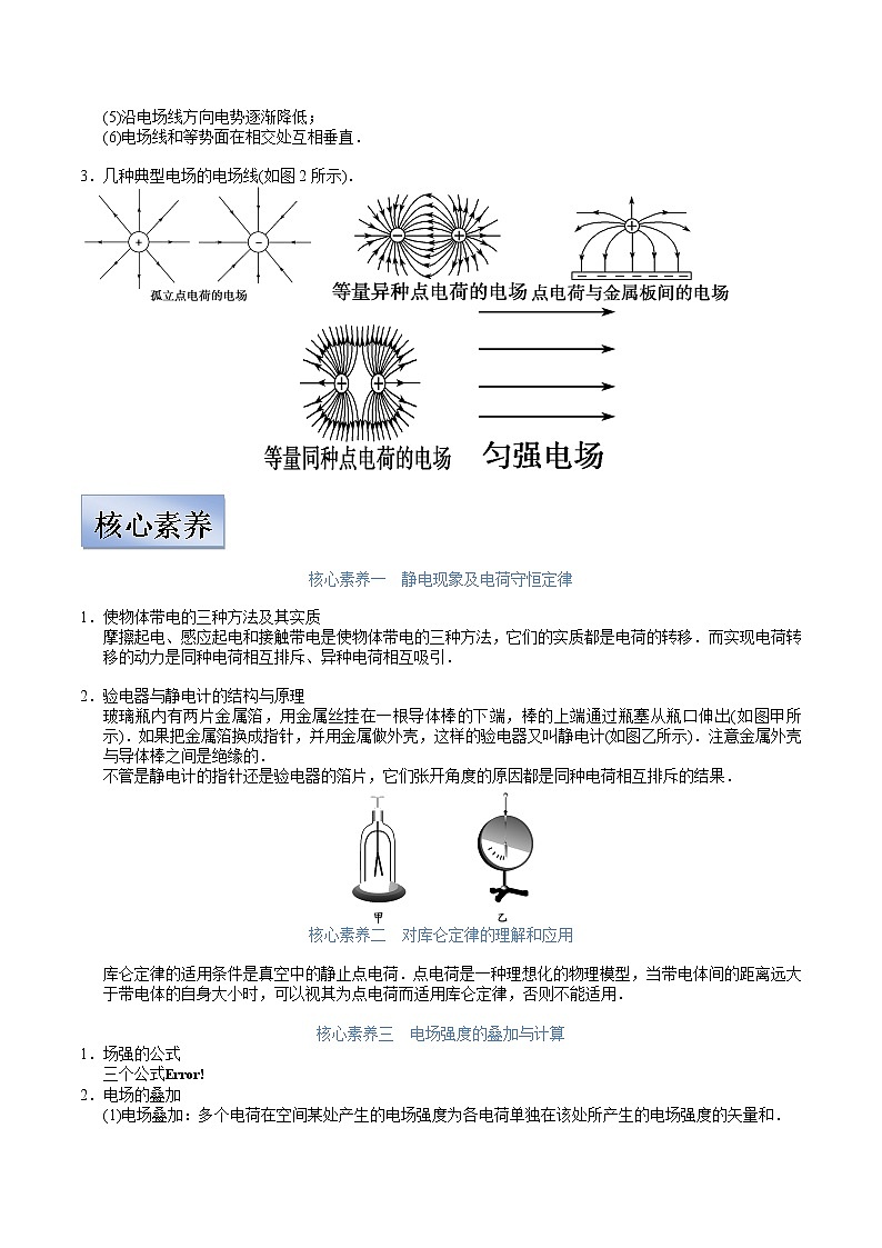 (新高考)高考物理一轮复习学案7.1《库伦定律&电场力的性质》(含解析)02