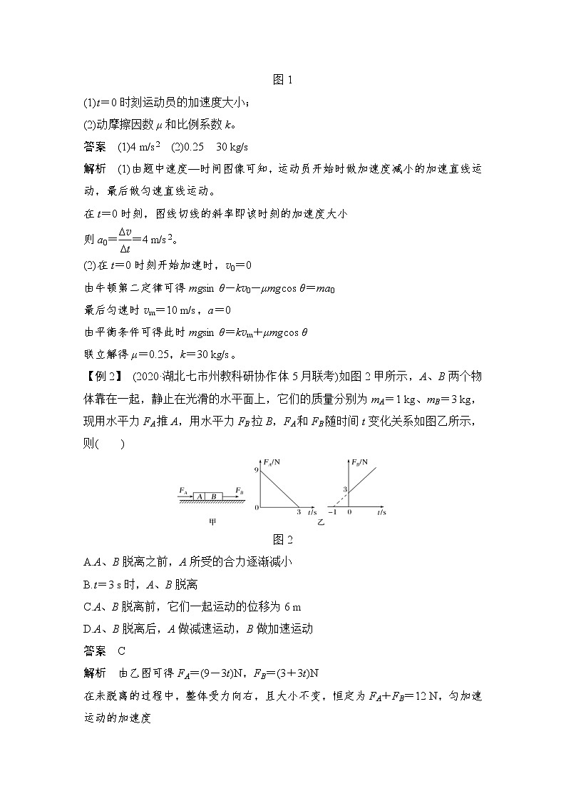(新高考)高考物理一轮复习课时练习第3章章末核心素养提升(含解析)02