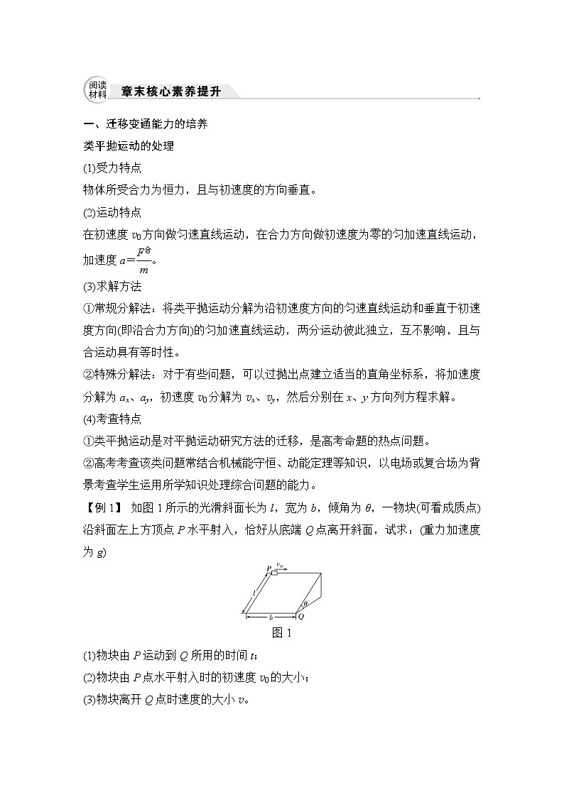 (新高考)高考物理一轮复习课时练习第4章章末核心素养提升(含解析)01