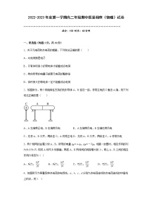 2023天津市实验中学滨海学校高二上学期期中质量调查物理试题含答案答题卡