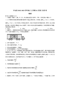 湖南省永州市宁远县2023届高三上学期11月第三次月考物理试卷（含解析）