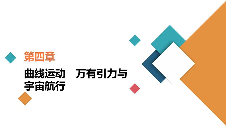 (新高考)高考物理一轮复习课件第4章第1讲《曲线运动运动的合成与分解》(含解析)01