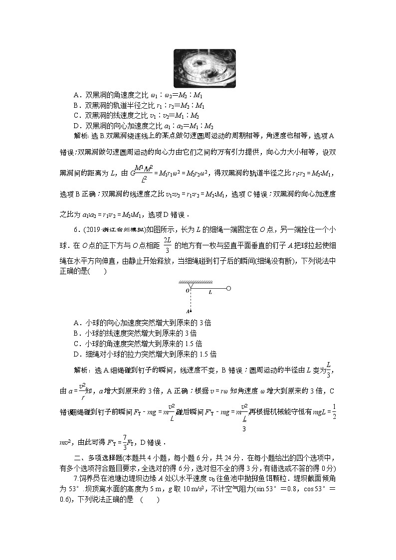 高考物理一轮复习巩固提升第4章章末过关检测(四) (含解析)03