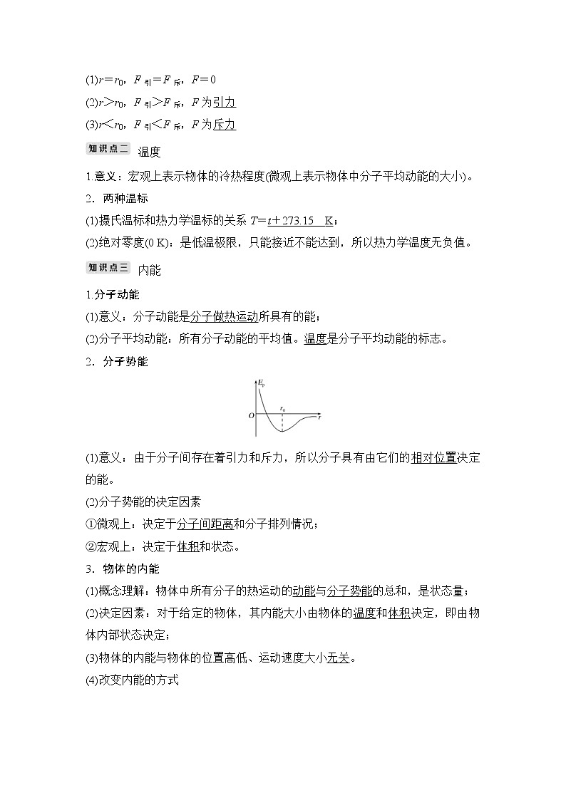 (全国版)高考物理一轮复习课时练习选修3-3 第1讲 (含解析)第3页