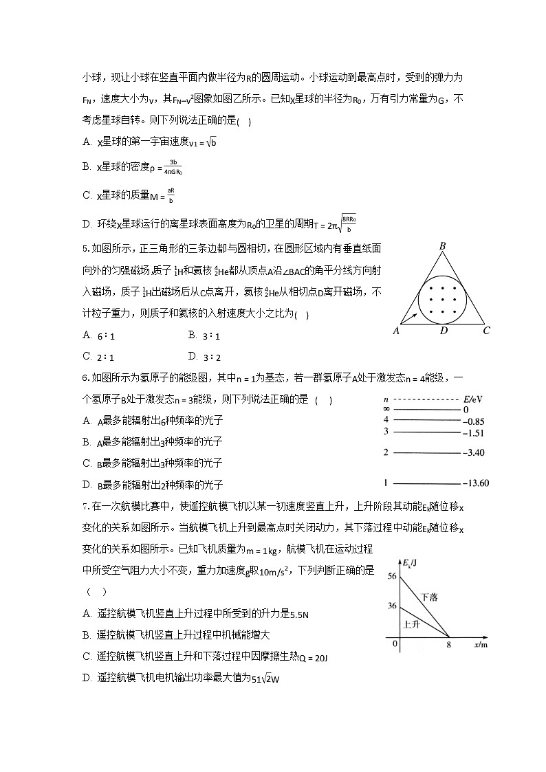 2022-2023学年河南省郑州外国语学校高三上学期调研（10）物理试题第2页