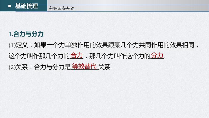 (新高考)高考物理一轮复习课件第2章第3讲《力的合成与分解》(含解析)05