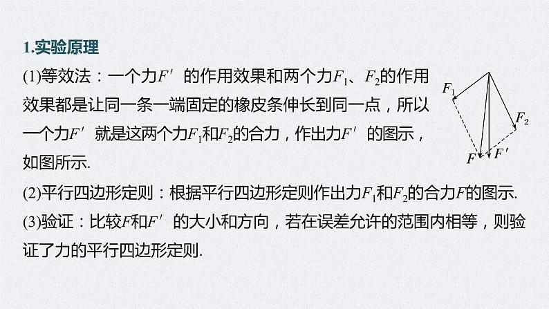 (新高考)高考物理一轮复习课件第2章实验3《探究两个互成角度的力的合成规律》(含解析)05