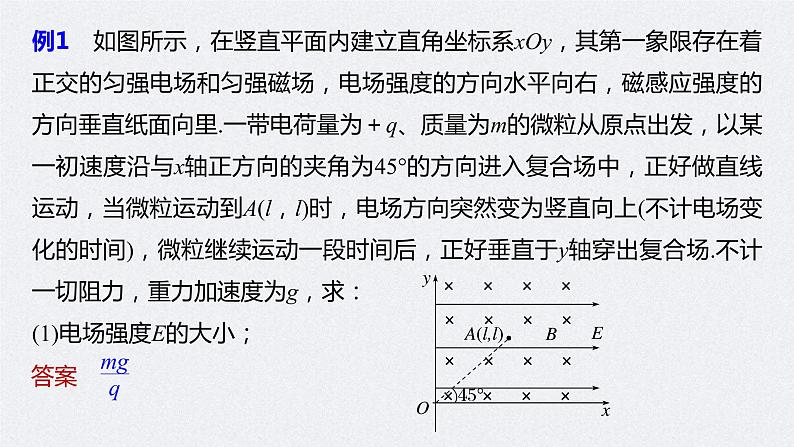 (新高考)高考物理一轮复习课件第10章专题强化22《带电粒子在叠加场和交变电、磁场中的运动》(含解析)06