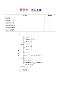 高考物理二轮复习讲义+分层训练专题09 恒定电流（解析版）