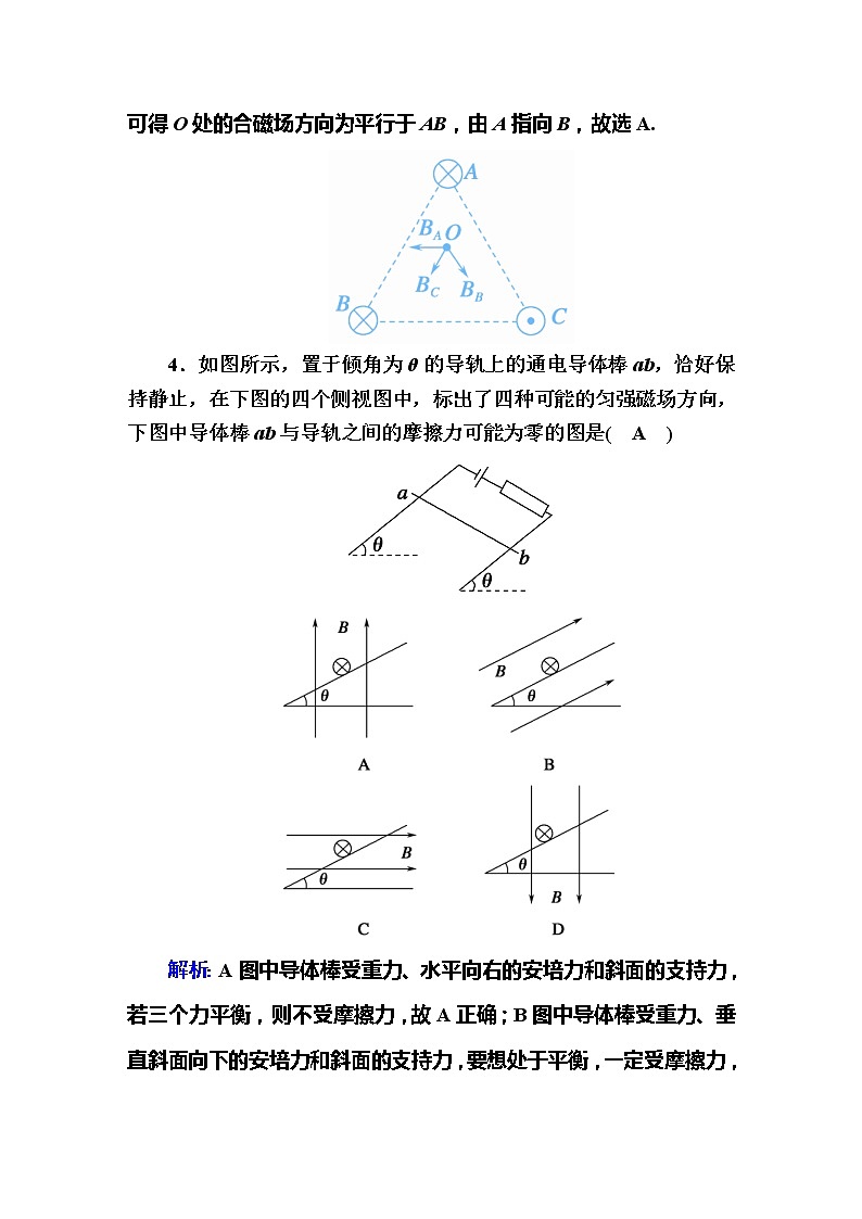 高考物理一轮复习第9章磁场课时作业29 (含解析)第3页