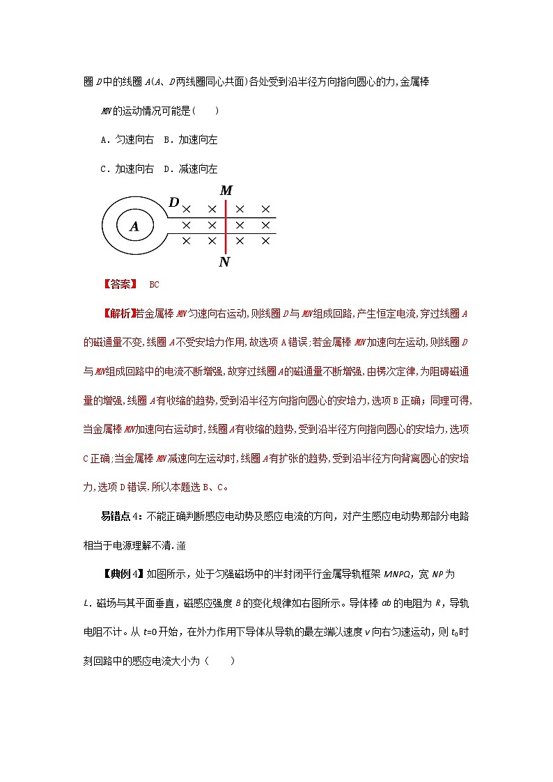 高考物理三轮冲刺易错题专题09 电磁感应（原卷版）第3页