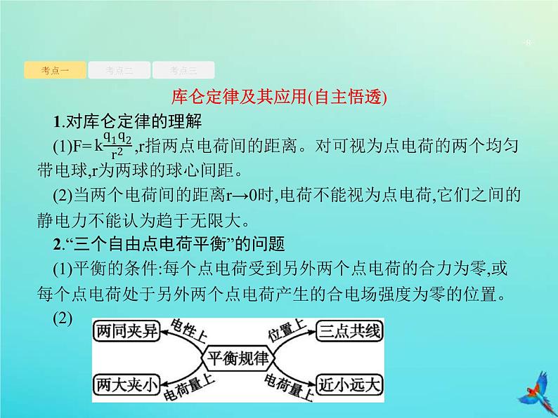 (新课标版)高考物理一轮复习基础课件18电场力的性质 (含解析)第8页