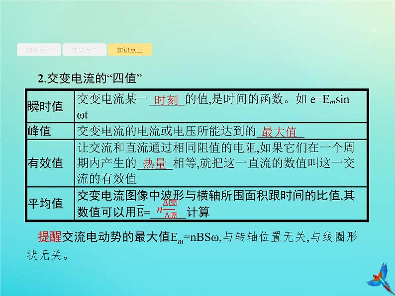 (新课标版)高考物理一轮复习基础课件27交变电流的产生与描述 (含解析)第6页