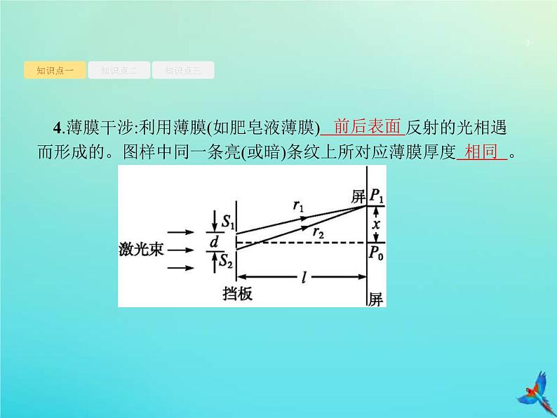 (新课标版)高考物理一轮复习基础课件34光的干涉衍射和偏振现象 (含解析)第3页