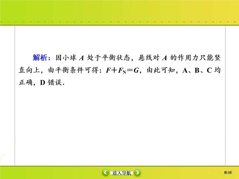 高考物理一轮复习课件第2章相互作用课时作业4 (含解析)第3页