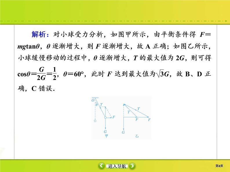 高考物理一轮复习课件第2章相互作用课时作业6 (含解析)08