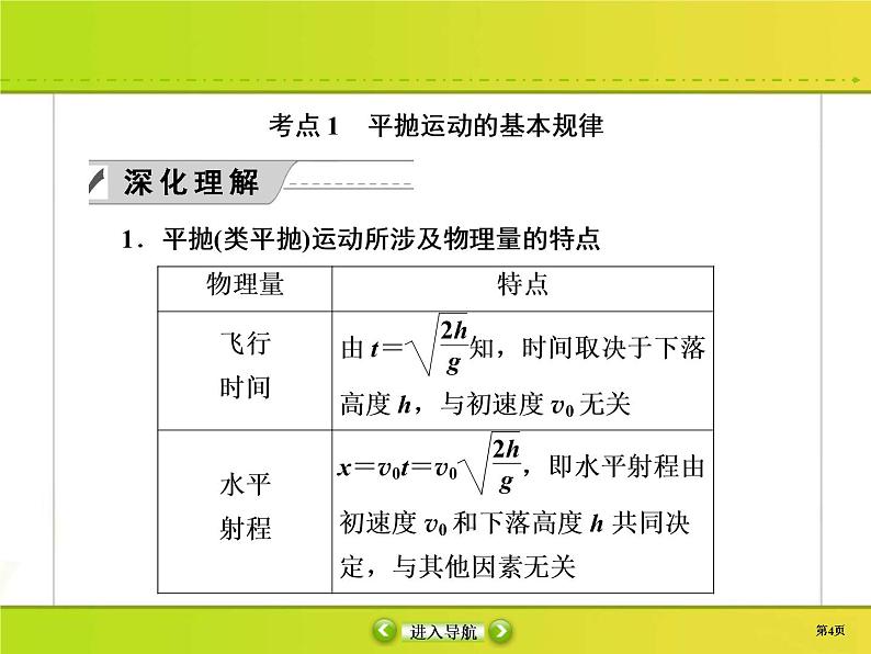 高考物理一轮复习课件第4章曲线运动 万有引力与航天4-2 (含解析)第4页