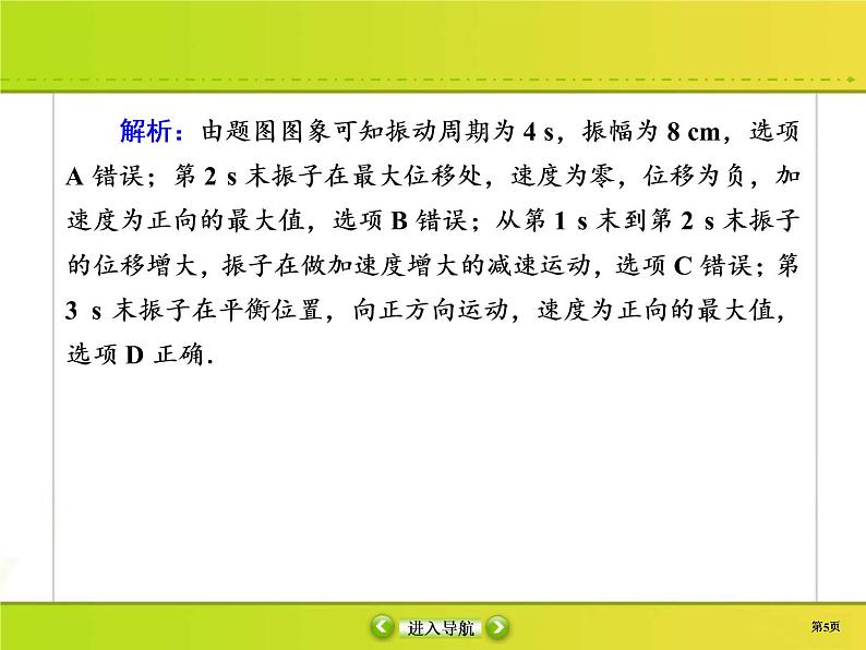 高考物理一轮复习课件选修3-4 波与相对论课时作业44 (含解析)第5页