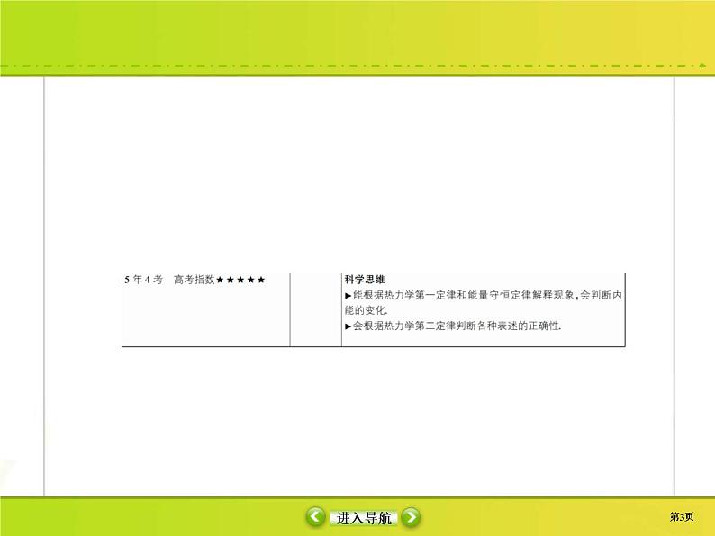 高考物理一轮复习课件选修3-3 热学选修3-3-3 (含解析)第3页