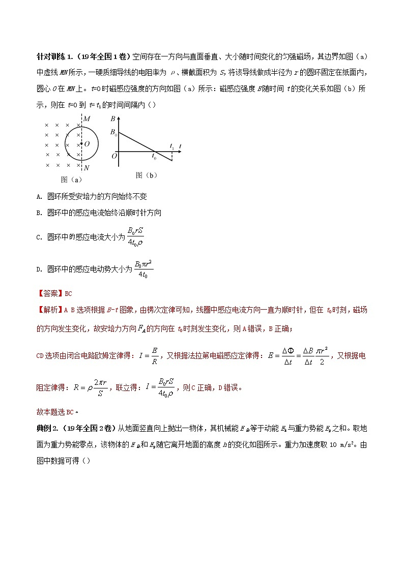 高考物理三轮冲刺专题01图象法(含解析)03