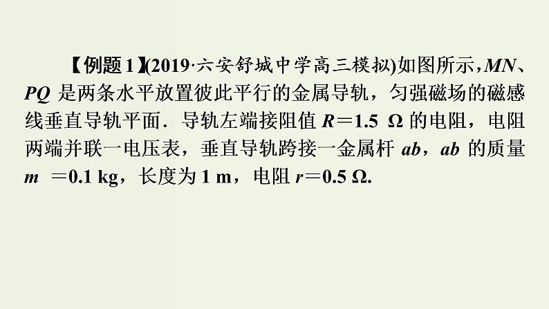 物理高考二轮复习高考必考题突破课件讲座10电磁感应与动量的综合 (含解析)05