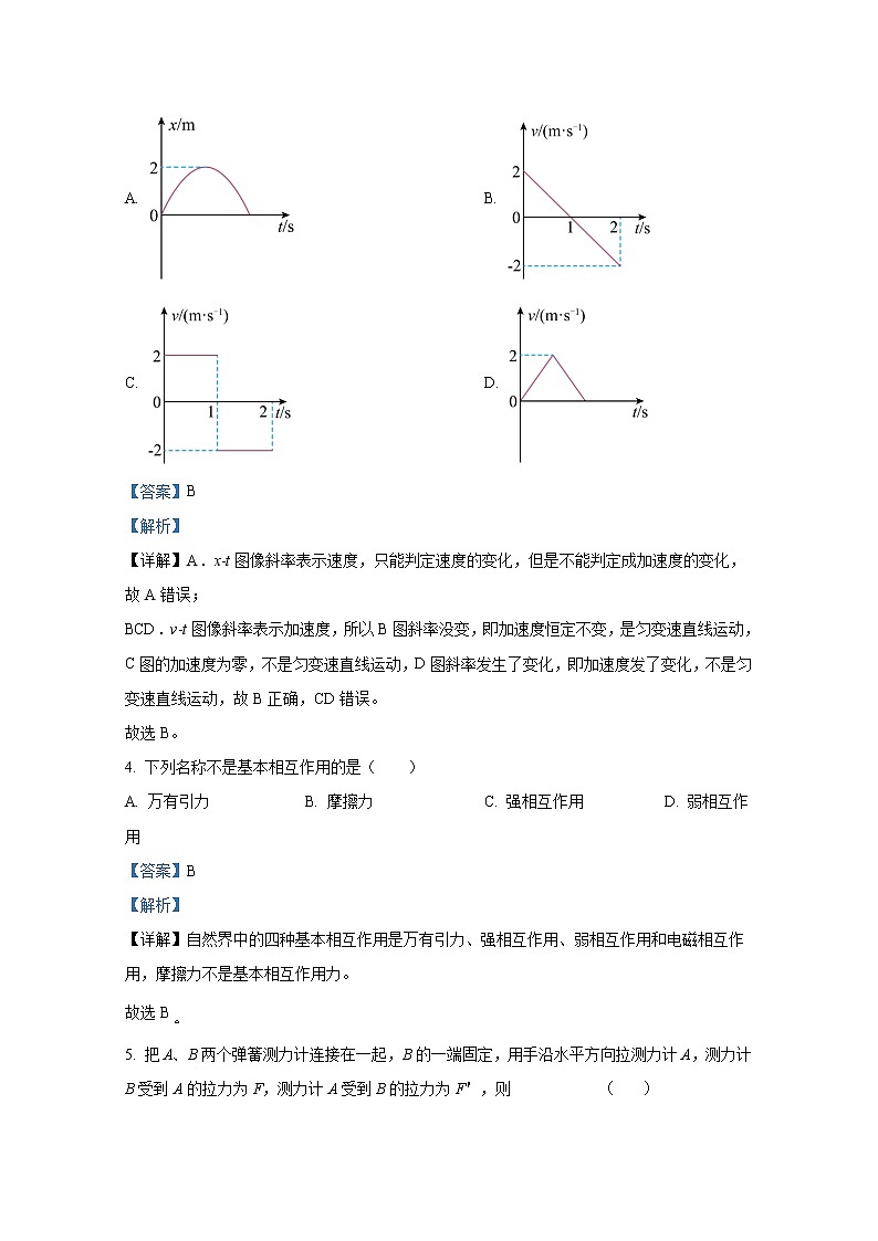 湖南省衡阳市衡山县第二中学2022-2023学年高二物理上学期期中考试试卷（Word版附解析）第2页