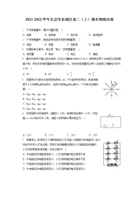 2021-2022学年北京市东城区高二（上）期末物理试卷（含答案解析）