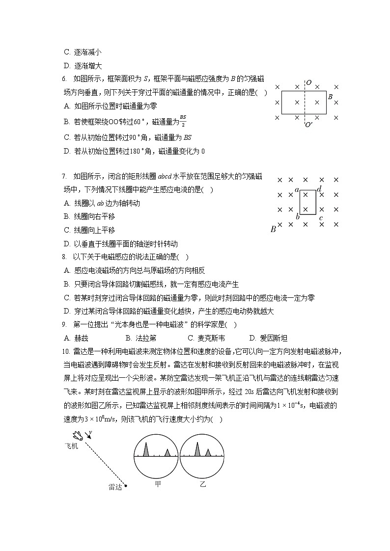 2021-2022学年河北省衡水市冀州一中高二（上）期末物理试卷（合格考）（含答案解析）第2页