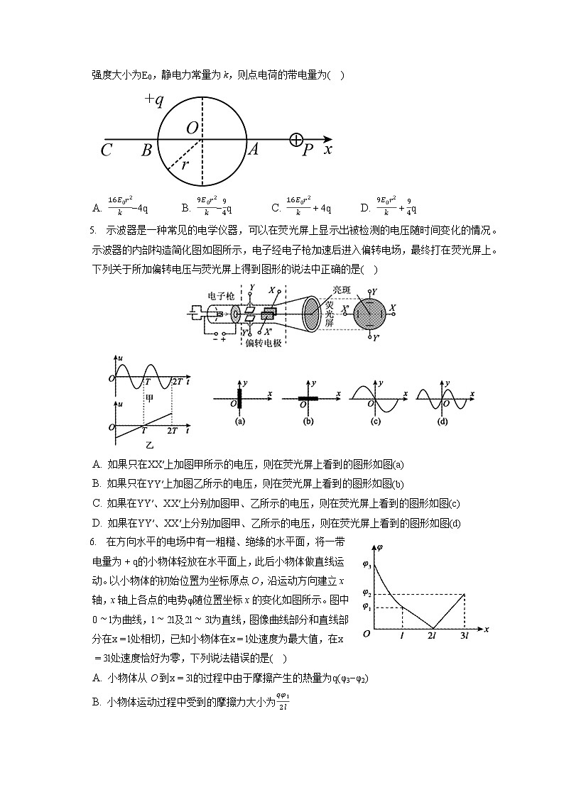 2021-2022学年山西省运城市高二（上）期末物理试卷（含答案解析）02