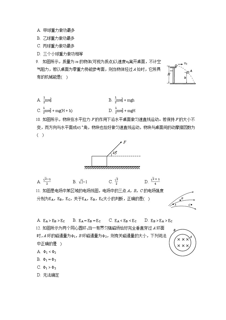 2021-2022学年辽宁省阜新第二高级中学高二（上）期末物理试卷（含答案解析）02