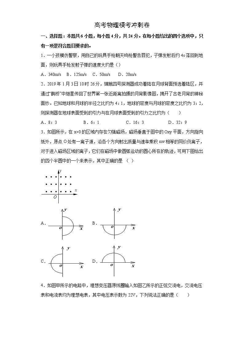 河北4-高考物理模拟考冲刺卷 (新高考河北专用) （2份打包，解析版+原卷版，可预览）01