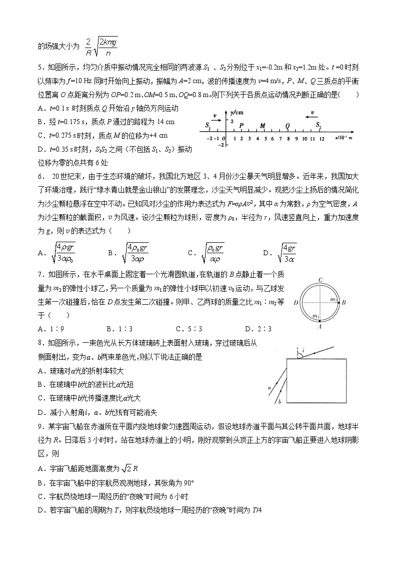 卷2-高考物理模拟考冲刺卷 (新高考湖北专用) (原卷版）第2页