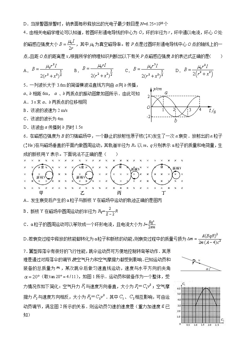卷2-高考物理模拟考冲刺卷 (新高考辽宁专用) （2份打包，解析版+原卷版，可预览）02